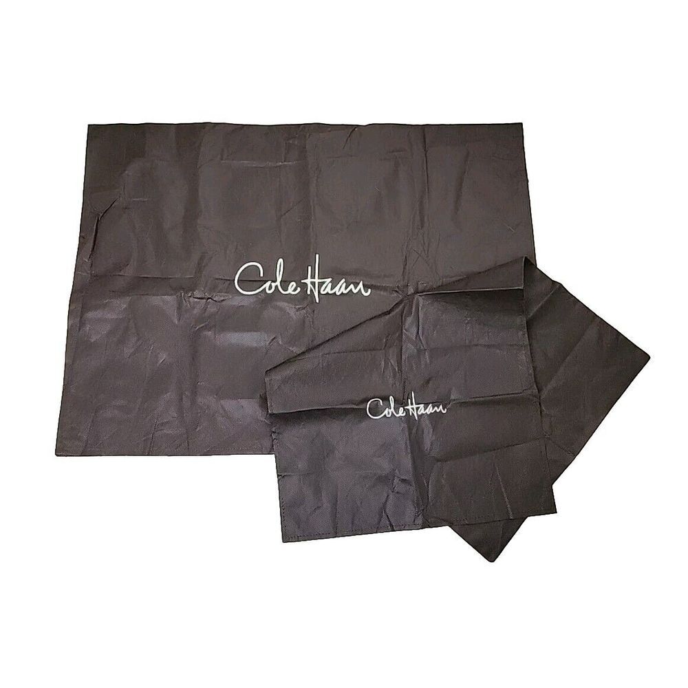 Cole Haan Dust Bags Shoe Handbag Storage Bag Laundry Bag XL & Small LOT of (2)‎